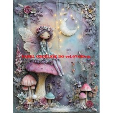 Látkový panel  kolekce  PASTELOVÝ SVĚT 605-32