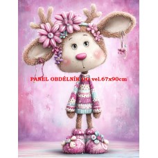 Látkový panel kolekce PASTELOVÝ SVĚT 605-320 Látkový panel kolekce PASTELOVÝ SVĚT 605-320