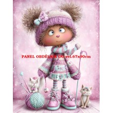 Látkový panel kolekce PASTELOVÝ SVĚT 605-321 Látkový panel kolekce PASTELOVÝ SVĚT 605-321