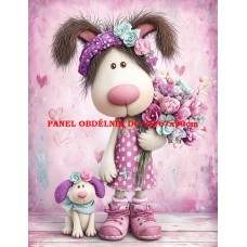 Látkový panel kolekce PASTELOVÝ SVĚT 605-335 Látkový panel kolekce PASTELOVÝ SVĚT 605-335