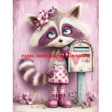 Látkový panel  kolekce  PASTELOVÝ SVĚT 605-336