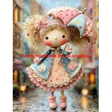 Látkový panel  kolekce  PASTELOVÝ SVĚT 605-341