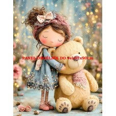 Látkový panel  kolekce  PASTELOVÝ SVĚT 605-346