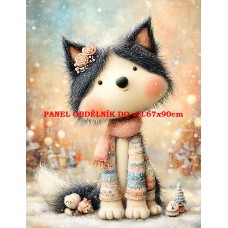 Látkový panel  kolekce  PASTELOVÝ SVĚT 605-387