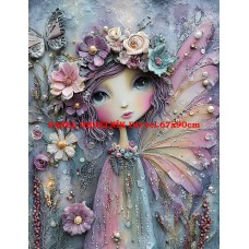 Látkový panel  kolekce  PASTELOVÝ SVĚT 605-39