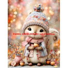 Látkový panel  kolekce  PASTELOVÝ SVĚT 605-401