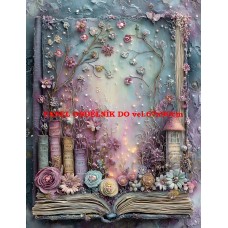 Látkový panel  kolekce  PASTELOVÝ SVĚT 605-47