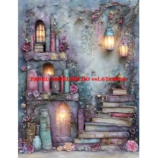 Látkový panel  kolekce  PASTELOVÝ SVĚT 605-48