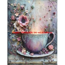 Látkový panel  kolekce  PASTELOVÝ SVĚT 605-50