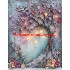 Látkový panel  kolekce  PASTELOVÝ SVĚT 605-54