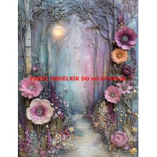 Látkový panel  kolekce  PASTELOVÝ SVĚT 605-56