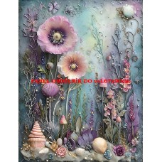 Látkový panel  kolekce  PASTELOVÝ SVĚT 605-61