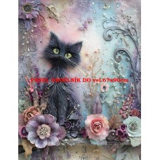 Látkový panel  kolekce  PASTELOVÝ SVĚT 605-81