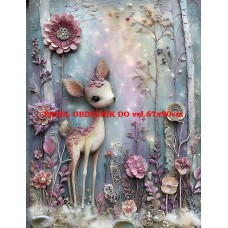 Látkový panel  kolekce  PASTELOVÝ SVĚT 605-86