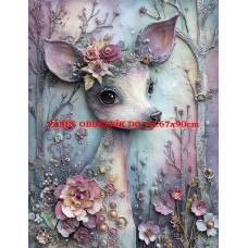 Látkový panel  kolekce  PASTELOVÝ SVĚT 605-87