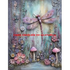 Látkový panel kolekce PASTELOVÝ SVĚT 605-89 Látkový panel kolekce PASTELOVÝ SVĚT 605-89