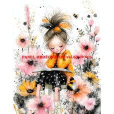 Látkový panel  kolekce DĚTSKÝ DREAMY  SVĚT  606-103