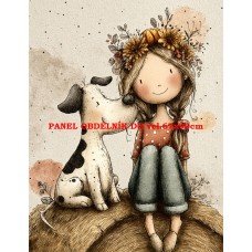 Látkový panel  kolekce DĚTSKÝ DREAMY  SVĚT  606-163