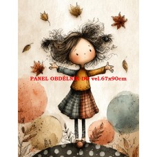 Látkový panel  kolekce DĚTSKÝ DREAMY  SVĚT  606-164