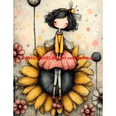 Látkový panel  kolekce DĚTSKÝ DREAMY  SVĚT  606-17