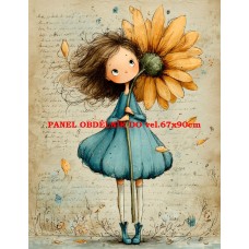 Látkový panel  kolekce DĚTSKÝ DREAMY  SVĚT  606-182