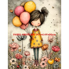 Látkový panel  kolekce DĚTSKÝ DREAMY  SVĚT  606-2