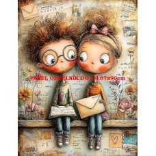 Látkový panel  kolekce DĚTSKÝ DREAMY  SVĚT  606-202