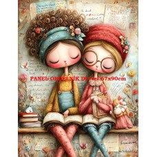 Látkový panel  kolekce DĚTSKÝ DREAMY  SVĚT  606-214