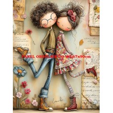 Látkový panel  kolekce DĚTSKÝ DREAMY  SVĚT  606-217