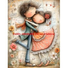 Látkový panel  kolekce DĚTSKÝ DREAMY  SVĚT  606-218