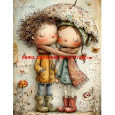 Látkový panel  kolekce DĚTSKÝ DREAMY  SVĚT  606-230