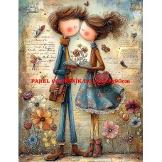 Látkový panel  kolekce DĚTSKÝ DREAMY  SVĚT  606-239