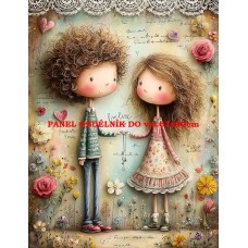 Látkový panel  kolekce DĚTSKÝ DREAMY  SVĚT  606-240