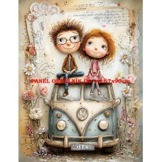 Látkový panel  kolekce DĚTSKÝ DREAMY  SVĚT  606-242