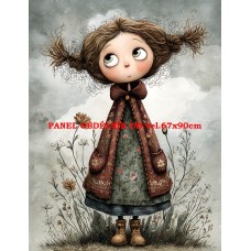 Látkový panel  kolekce DĚTSKÝ DREAMY  SVĚT  606-278