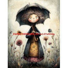 Látkový panel  kolekce DĚTSKÝ DREAMY  SVĚT  606-255