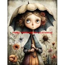 Látkový panel  kolekce DĚTSKÝ DREAMY  SVĚT  606-257