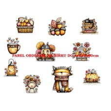 Látkový panel kolekce DĚTSKÝ DREAMY SVĚT 606-297 Látkový panel kolekce DĚTSKÝ DREAMY SVĚT 606-297