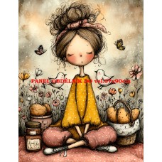 Látkový panel  kolekce DĚTSKÝ DREAMY  SVĚT  606-3