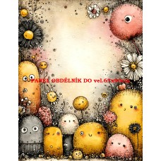 Látkový panel  kolekce DĚTSKÝ DREAMY  SVĚT  606-31