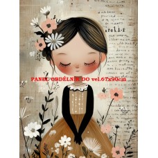 Látkový panel  kolekce DĚTSKÝ DREAMY  SVĚT  606-311