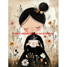 Látkový panel  kolekce DĚTSKÝ DREAMY  SVĚT  606-314