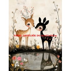 Látkový panel  kolekce DĚTSKÝ DREAMY  SVĚT  606-336