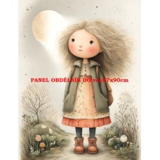 Látkový panel  kolekce DĚTSKÝ DREAMY  SVĚT  606-358