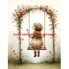 Látkový panel  kolekce DĚTSKÝ DREAMY  SVĚT  606-360