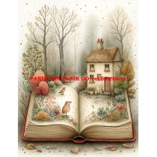 Látkový panel  kolekce DĚTSKÝ DREAMY  SVĚT  606-371