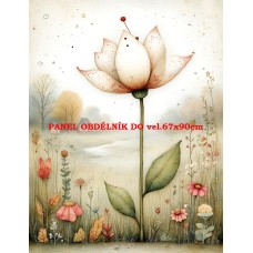 Látkový panel  kolekce DĚTSKÝ DREAMY  SVĚT  606-377