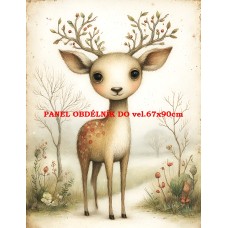 Látkový panel  kolekce DĚTSKÝ DREAMY  SVĚT  606-382