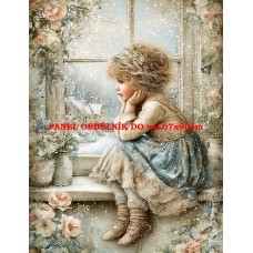 Látkový panel  kolekce DĚTSKÝ DREAMY  SVĚT  606-415