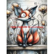 Látkový panel  kolekce DĚTSKÝ DREAMY  SVĚT  606-445